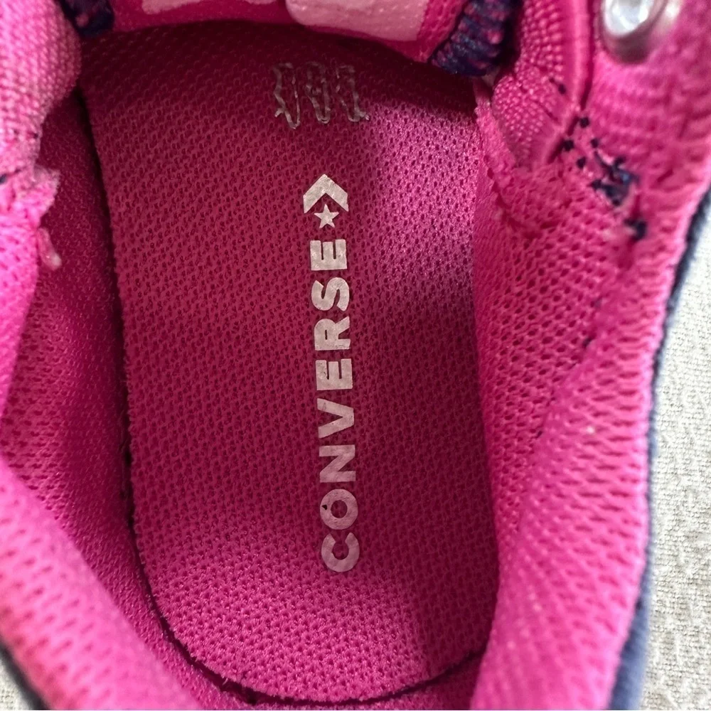 Converse All Star Blue/Pink Toddler Shoes Size 5